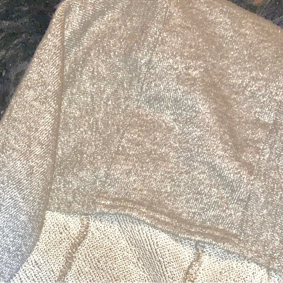 NWOT- New Juicy Courture Glittery Grey Open Front Hoodie - Picture 9 of 9